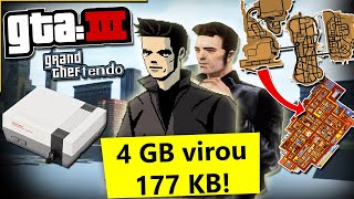 O Port Impossível de GTA 3 de 177 KB pro Nintendinho era 4 GB [upl. by Mairhpe]