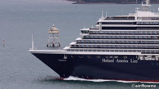 Cruise Ship Noordam Auckland  2024 [upl. by Tania319]