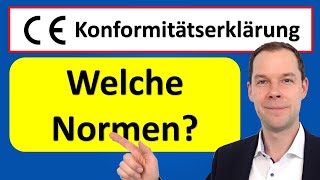 Welche Normen müssen in die Konformitätserklärung [upl. by Anaes]