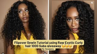 Flip over Sew in Tutorial feat Ivy’s Flip over method 🔥 [upl. by Enomed]