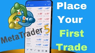 How to Place a Trade on Metatrader 5 MT4 [upl. by Yelnek285]