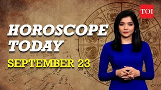 Daily Horoscope  September 23  Aaj Ka Rashifal by AI anchor  astrological predictions  Zodiac [upl. by Acinomad120]