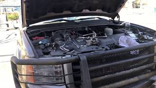 Dual thermostat change explained 2008 GMC Duramax 66L [upl. by Erbma958]