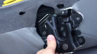 FIX Rear Seat Back JammedStuck Wont Fold Down on a 2012 Honda CRV [upl. by Eciryt]