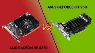 GT 730 vs HD 6670 Benchmarks  5 Games Tested [upl. by Etak]