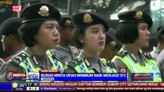 Ribuan Buruh Tuntut Kenaikan UMP 31 Persen [upl. by Ayt403]