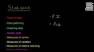 Leaving Cert Maths  Statistics 1  Intro [upl. by Eatnhoj]