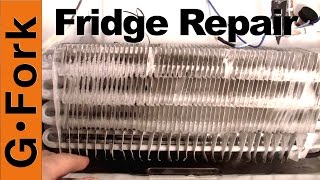 Refrigerator Repair  Freezer Coils Frozen  Refrigerator Is Warm  GardenFork [upl. by Rehotsirhc773]