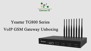 Yeastar TG800 Series VoIP GSM Gateway Unboxing [upl. by Azeret750]