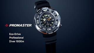 PROMASTER EcoDrive Professional Diver 1000m [upl. by Vedette]