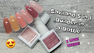 SAVILAND 5 IN 1 BUILDER GEL  BIAB FROM AMAZON [upl. by Melamed]