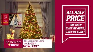 Home Store  More  Christmas Tree Lights All Half Price [upl. by Ysus931]