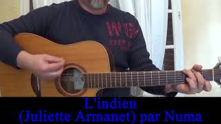 Lindien Juliette Armanet reprise à la guitare avec accords 2017 [upl. by Nitsuga184]