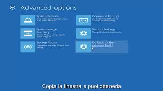 Windows 10 non si avvia Tutorial di correzione [upl. by Ahsienak]