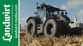 Test Valtra N135 Direct  landwirtmediacom [upl. by Llorrad392]