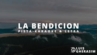 La BendiciónThe Blessing  PistaKaraoke amp letra en A Elevation Worship [upl. by Wrdna]