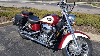 98 Honda Shadow Ace 750 Cobra Exhaust [upl. by Rawdin]