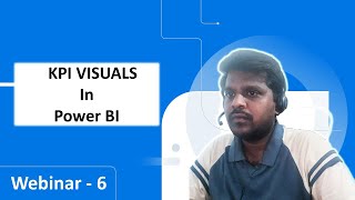 Using the KPI Visual in Power BI [upl. by Buine]