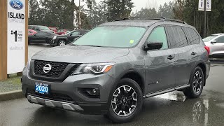 2020 Nissan Pathfinder SL Rock Creek Edition  NAV Moonroof 4WD Review  Island Ford [upl. by Cordier435]