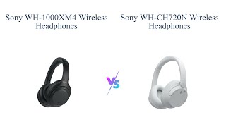 Sony WH1000XM4 vs WHCH720N Comparison 🎧🔊 [upl. by Lyrehc967]