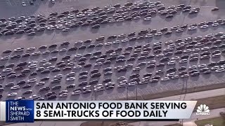 Texas food bank has to ration food to help the hungry [upl. by Toddy516]