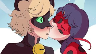 Marichat Fluff Comic  Miraculous Ladybug Comic Dub [upl. by Gaeta]