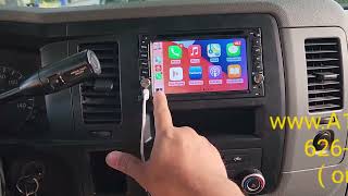 Nissan NV2500 retrofit upgrade apple carplay and backup camera [upl. by Ayekram]