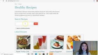 CalorieKing App Tutorial  How To Find Free Recipes And Meal Ideas Using Calorieking [upl. by Hpesoy]