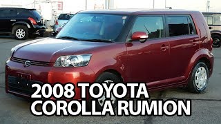 2008 TOYOTA COROLLA RUMION 18S [upl. by Ahsinak]