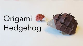 Origami Hedgehog Tutorial designed by Javier Dominguez [upl. by Burnside]