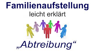 Familienaufstellung einfach erklärt quotAbtreibungquot [upl. by O'Malley13]