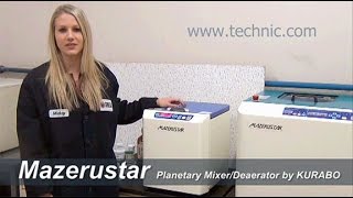 Mazerustar Planetary Mixer Demonstration Video 1  Mixing High Viscosity Components [upl. by Bobker]