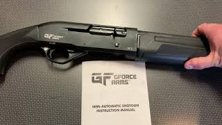 GFORCE ARMS GF1 Semi Auto 12 Gauge [upl. by Seniag]