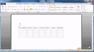 Microsoft Word 20072010  wstawianie tabeli [upl. by Tabbi]