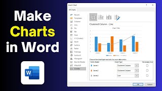 How to Make a Chart in Microsoft Word [upl. by Gilmore]