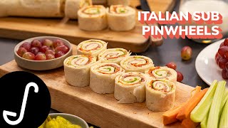 Quick and Easy Italian Sub Pinwheels [upl. by Langelo]