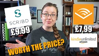 Comparing Audible Scribd amp Kindle Unlimited  Which is better value for money [upl. by Kellene]