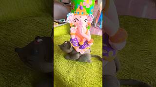 DIY handmade cute GANESHA ganeshaidol ganeshchaturthispecial [upl. by Atilamrac]