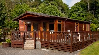 Lake District Log Cabin with hot tub  Langdale Lodge [upl. by Tobi738]