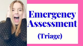 EMERGENCY ASSESSMENT TRIAGE USING THE ABCDE PRINCIPLE [upl. by Kelley]