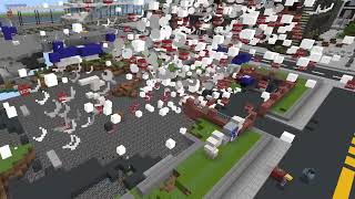 Blowing up My Minecraft City [upl. by Yrrek434]