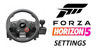 Settings Logitech Driving Force GT for Forza Horizon 5 [upl. by Aneev]