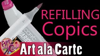 REfilling Copics Copic Markers can costs less then 200 [upl. by Adniuqal]