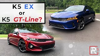 The 2021 Kia K5 EX amp GTLine Are Value Packed Sedans with a Stylish Design [upl. by Fleischer]