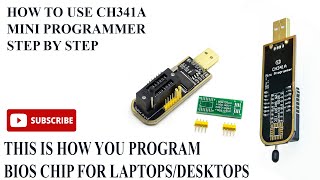 How to use CH341A Mini Programmer  How to download drivers for CH341A Mini Programmer [upl. by Darian]