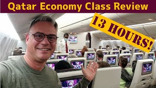 Qatar Economy Class  Ultimate Long Haul Flight Review [upl. by Nagoh353]