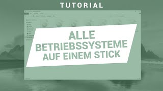 Mehrere Betriebssysteme auf einem USBStick [upl. by Malony243]