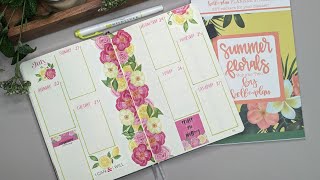 My first plan with me July 21st27th  Bullet Journal [upl. by Nosydam]