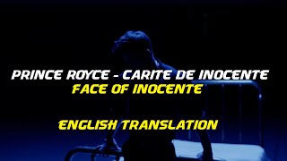 Prince Royce  Carita De Inocente Letra and Lyrics Translation in English [upl. by Conner905]