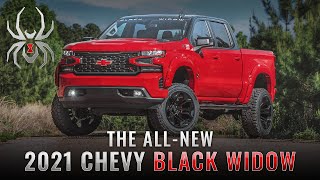 NEW 2021 Chevy Silverado Black Widow Walk Around and Features [upl. by Sinclare238]